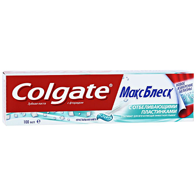  Зубная паста Colgate МаксБлеск кристальная мята 100 мл в интернет-магазине свежих фермерских продуктов Apeti.ru