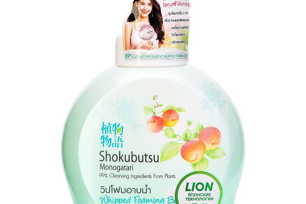  Гель-пена Lion Tnai Shokubutsu Monogatari Momo Leaf 450 мл в интернет-магазине продуктов с Преображенского рынка Apeti.ru