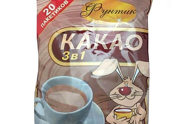 Какао Фунтик 3в1 20 пак в интернет-магазине продуктов с Преображенского рынка Apeti.ru