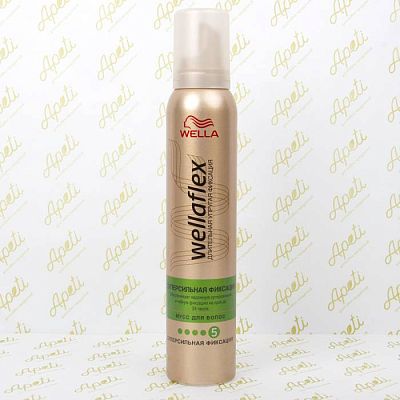 Мусс для волос Wellaflex суперсильная фиксация 200 мл