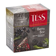 Чай черный Tess Berry Bar пирамидки 20 шт*1,8 г