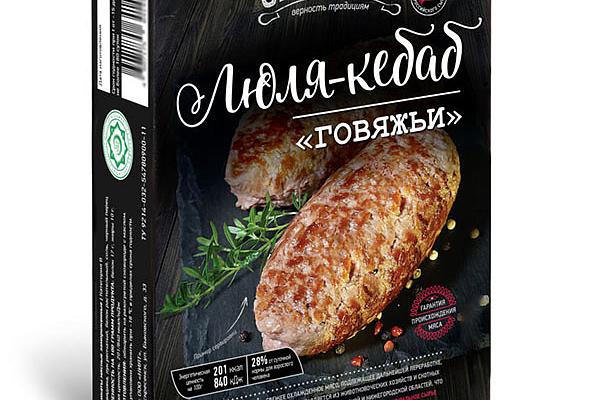  Люля-кебаб Gastroman говяжьи 360 г в интернет-магазине продуктов с Преображенского рынка Apeti.ru