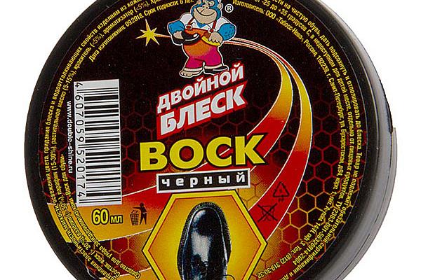  Воск для обуви ДВОЙНОЙ БЛЕСК черный  в интернет-магазине продуктов с Преображенского рынка Apeti.ru