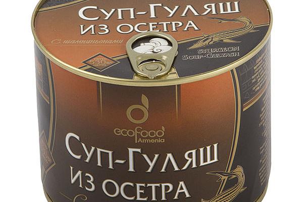  Суп-гуляш Ecofood из осетра с шампиньонами 530 г в интернет-магазине продуктов с Преображенского рынка Apeti.ru