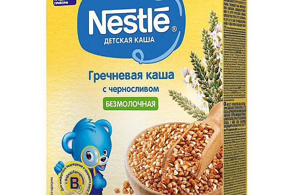  Каша гречневая Nestle безмолочная с черносливом 1 ступень 200 г в интернет-магазине продуктов с Преображенского рынка Apeti.ru