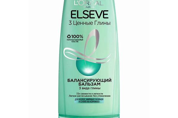  Бальзам для волос Elseve 3 ценные глины балансирующий, 200 мл в интернет-магазине продуктов с Преображенского рынка Apeti.ru