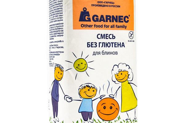  Смесь для выпечки Гарнец для блинов без глютена 600 г в интернет-магазине продуктов с Преображенского рынка Apeti.ru