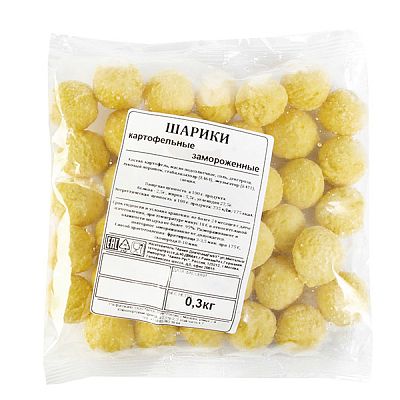 Шарики картофельные замороженные, 300 г