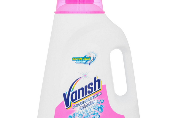  Пятновыводитель Vanish Oxi Action кристальная белизна 2 л в интернет-магазине продуктов с Преображенского рынка Apeti.ru