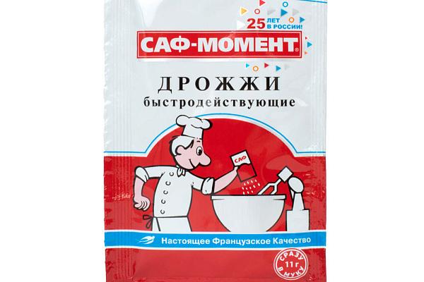 Дрожжи Саф-Момент сухие быстродействующие 11 г в интернет-магазине продуктов с Преображенского рынка Apeti.ru