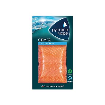  Семга слабосоленая "Русское море" филе-кусок 300 г в интернет-магазине свежих фермерских продуктов Apeti.ru