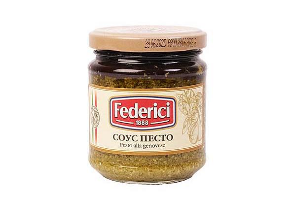  Соус Federici Pesto alla Genovese песто 190 мл в интернет-магазине продуктов с Преображенского рынка Apeti.ru