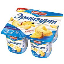 Йогуртный продукт Эрмигурт молочный 3,2 % ананас-дыня 100 г