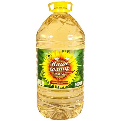 Масло подсолнечное Наше солнце рафинированное 5 л в Apeti.ru Масло подсолнечное Наше солнце рафинированное 5 л в интернет-магазине свежих фермерских продуктов Apeti.ru