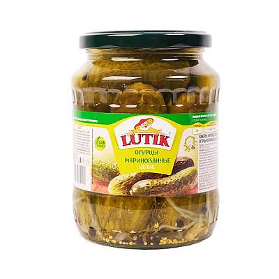 Огурцы LUTIK маринованные ст/б 720 мл в Apeti.ru Огурцы LUTIK маринованные ст/б 720 мл в интернет-магазине свежих фермерских продуктов Apeti.ru