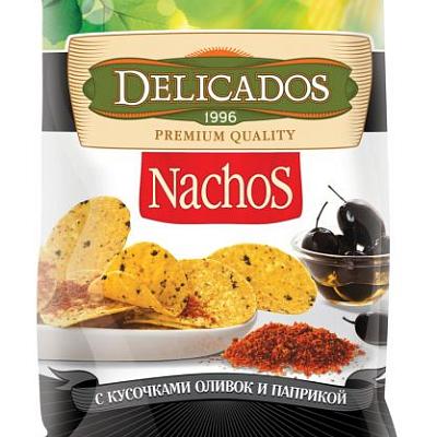  Чипсы кукурузные Nachos Delicados оливки и паприка 75 г в интернет-магазине свежих фермерских продуктов Apeti.ru