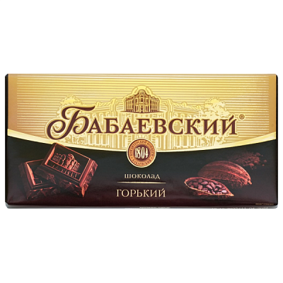 Шоколад Бабаевский горький 90г