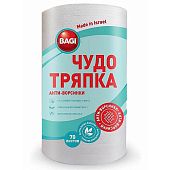 Тряпка Bagi анти-ворсинки в рулоне 20*30 см, 70 шт