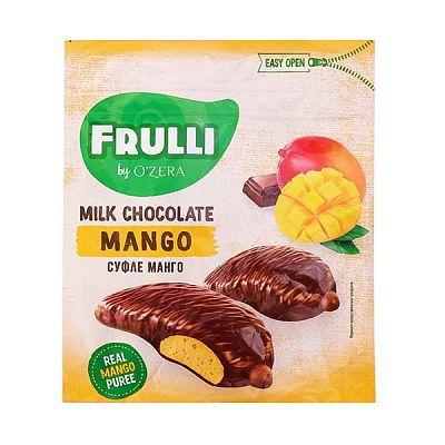 Конфеты O'Zera Frulli суфле в шоколаде манго 125 г