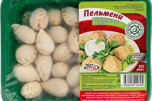  Пельмени ЭкоПрод по-домашнему рецепту 600г в интернет-магазине продуктов с Преображенского рынка Apeti.ru