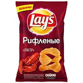 Чипсы Lays лобстер рифленые 150 г