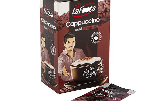  Кофе La Festa Cappuccino растворимый классический 10 шт*12,5 г в интернет-магазине продуктов с Преображенского рынка Apeti.ru