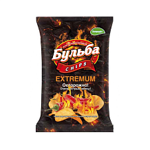 Чипсы из сырого картофеля «EХТREMUM» со вкусом острого перца 75 г, ТМ Бульба