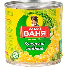 Кукуруза сладкая Дядя Ваня 340 г