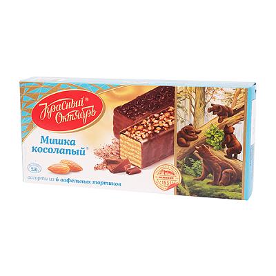 Торт вафельный Красный Октябрь Мишка Косолапый 250 г в Apeti.ru Торт вафельный Красный Октябрь Мишка Косолапый 250 г в интернет-магазине свежих фермерских продуктов Apeti.ru