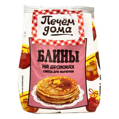 Смесь для выпечки Печем дома блины на дрожжах 400 г