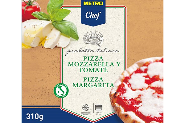  Пицца Маргарита замороженная METRO Chef, 27см, 310г  в интернет-магазине продуктов с Преображенского рынка Apeti.ru