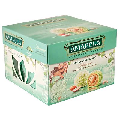 Конфеты Amapola миндаль и кокос 100 г