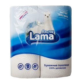  Полотенца бумажные двухслойные Lama Snow 2 шт в интернет-магазине свежих фермерских продуктов Apeti.ru