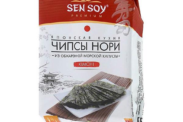 Чипсы нори Sen Soy Kimchi 4,5 г в интернет-магазине продуктов с Преображенского рынка Apeti.ru