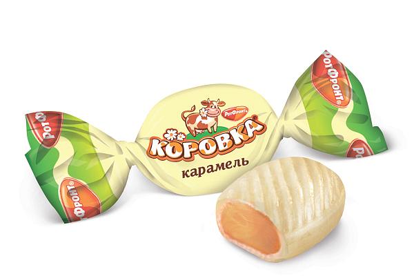  Конфеты карамельные РотФронт "Коровка" на развес 250 г в интернет-магазине продуктов с Преображенского рынка Apeti.ru