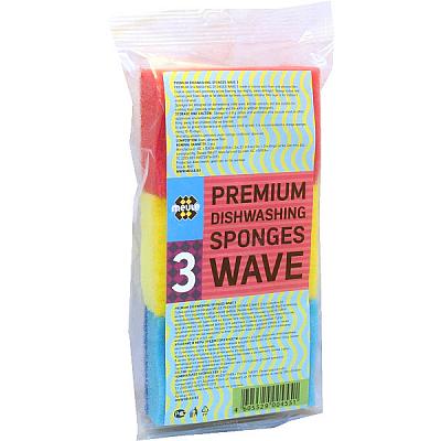 Губки для посуды Meule Premium волна 3 шт в Apeti.ru Губки для посуды Meule Premium волна 3 шт в интернет-магазине свежих фермерских продуктов Apeti.ru