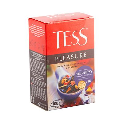 Чай черный Tess Pleasure с Шиповником и Яблоком 100 г в Apeti.ru Чай черный Tess Pleasure с Шиповником и Яблоком 100 г в интернет-магазине свежих фермерских продуктов Apeti.ru