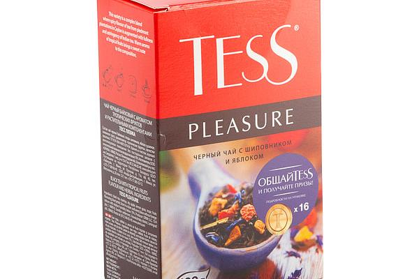  Чай черный Tess Pleasure с Шиповником и Яблоком 100 г в интернет-магазине продуктов с Преображенского рынка Apeti.ru