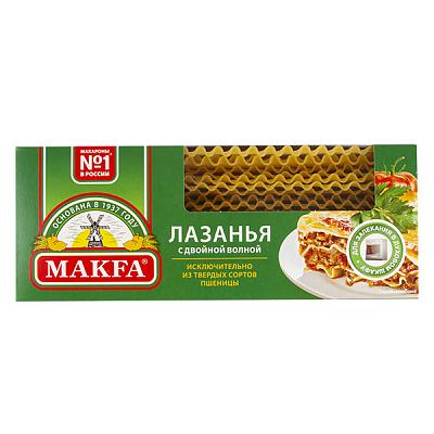  Макаронные изделия Makfa лазанья с двойной волной 500 г в интернет-магазине свежих фермерских продуктов Apeti.ru