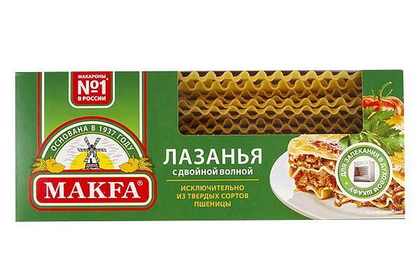  Макаронные изделия Makfa лазанья с двойной волной 500 г в интернет-магазине продуктов с Преображенского рынка Apeti.ru