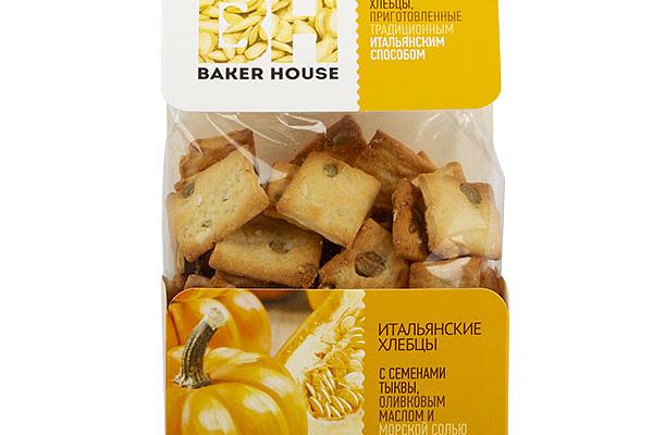  Хлебцы Baker House с семенами тыквы 250 г в интернет-магазине продуктов с Преображенского рынка Apeti.ru