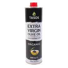 Масло оливковое Tasos extra virgin organic 650 мл