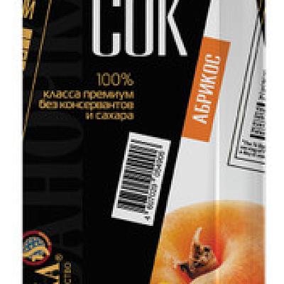  Сок Абрикосовый с мякотью 1л Кубаночка в интернет-магазине свежих фермерских продуктов Apeti.ru
