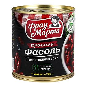  Фасоль Фрау Марта красная натуральная 310 г в интернет-магазине свежих фермерских продуктов Apeti.ru