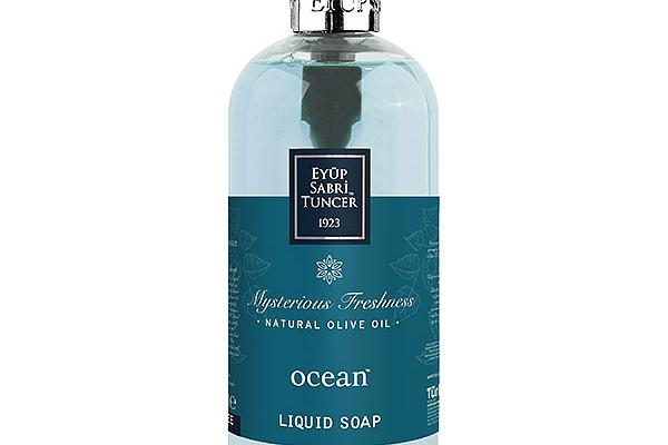  Жидкое мыло EYUP SABRI TUNCER океан с натуральным оливковым маслом 500 мл в интернет-магазине продуктов с Преображенского рынка Apeti.ru
