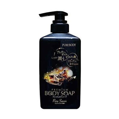 Гель для душа Mitsuei Pure Boby Pure Savon увлажняющий с гиалуроновой кислотой  500 мл