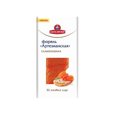  Форель радужная "Артезианская" слабосоленая филе-кусок 150 г в интернет-магазине свежих фермерских продуктов Apeti.ru