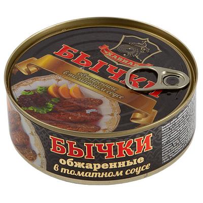  Бычки Хавиар обжаренные в томатном соусе 240 г в интернет-магазине свежих фермерских продуктов Apeti.ru