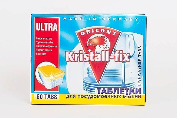  Таблетки для ПММ Kristall-fix Oricont Luxus, 60 шт*20 г в интернет-магазине продуктов с Преображенского рынка Apeti.ru