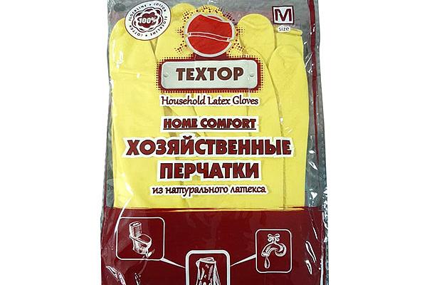  Перчатки хозяйственные Textop из натурального латекса размер M  в интернет-магазине продуктов с Преображенского рынка Apeti.ru